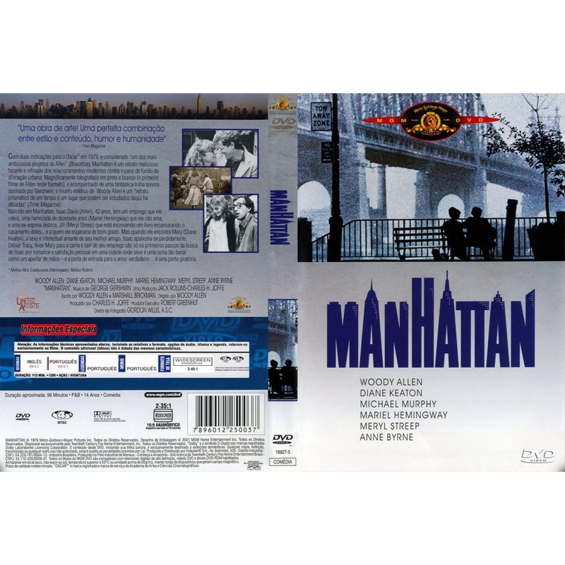 Manhattan  Wood Allen  LEGENDADO CULT / CLÁSSICO  Com duas indicações para o Oscar® em 1979, e considerado “um dos mais