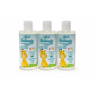 Kit com 3 Sabonetes Glicerinado Infantil 250ml Hipoalergênico em Oferta na Shopee