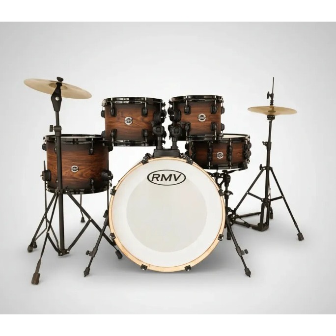Bateria Rmv Crossroad Cross 22'' Acabamento Revestido Castanho Claro