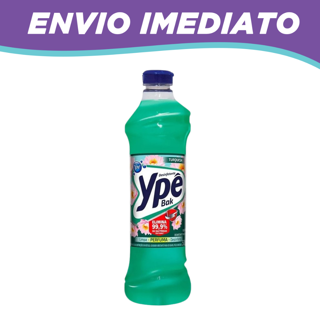 Desinfetante Perfumado Ypê Bak Turquesa 500ml