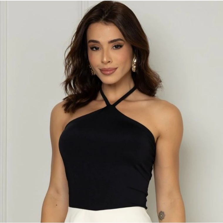 Kit 2 Blusa Feminina Frente Única Elegante Casual Atemporal Versátil Verão em Oferta na Shopee