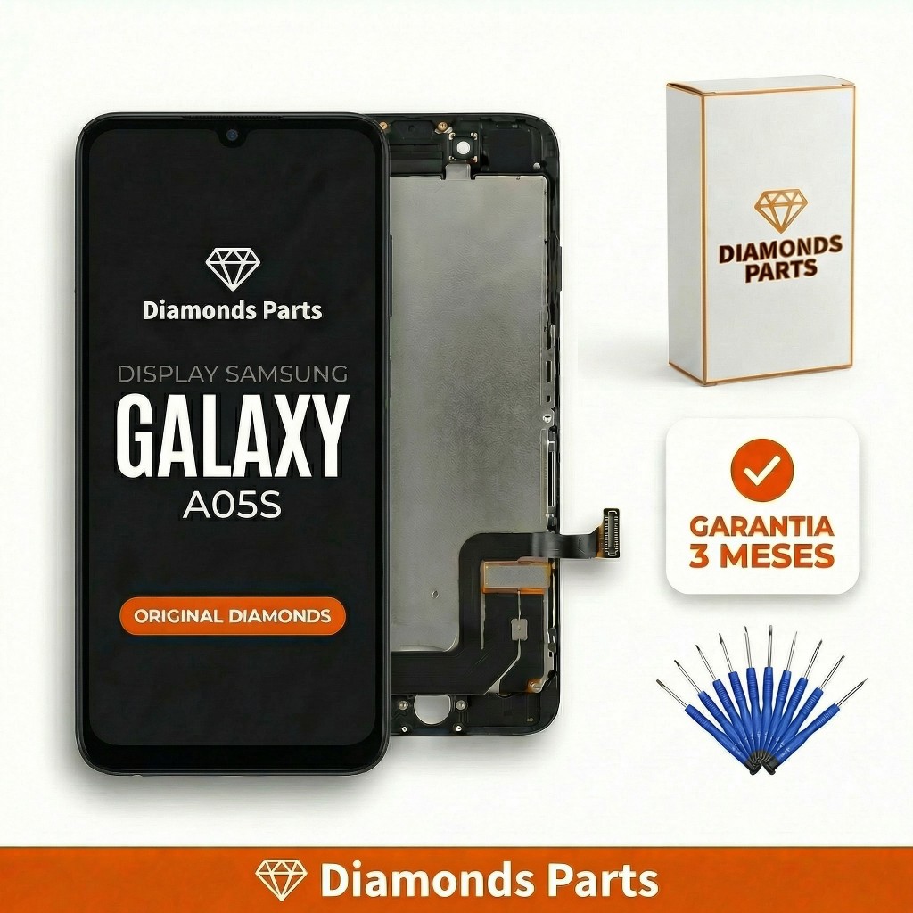 TELA DISPLAY FRONTAL A05S DIAMONDS ORIGINAL em Oferta na Shopee