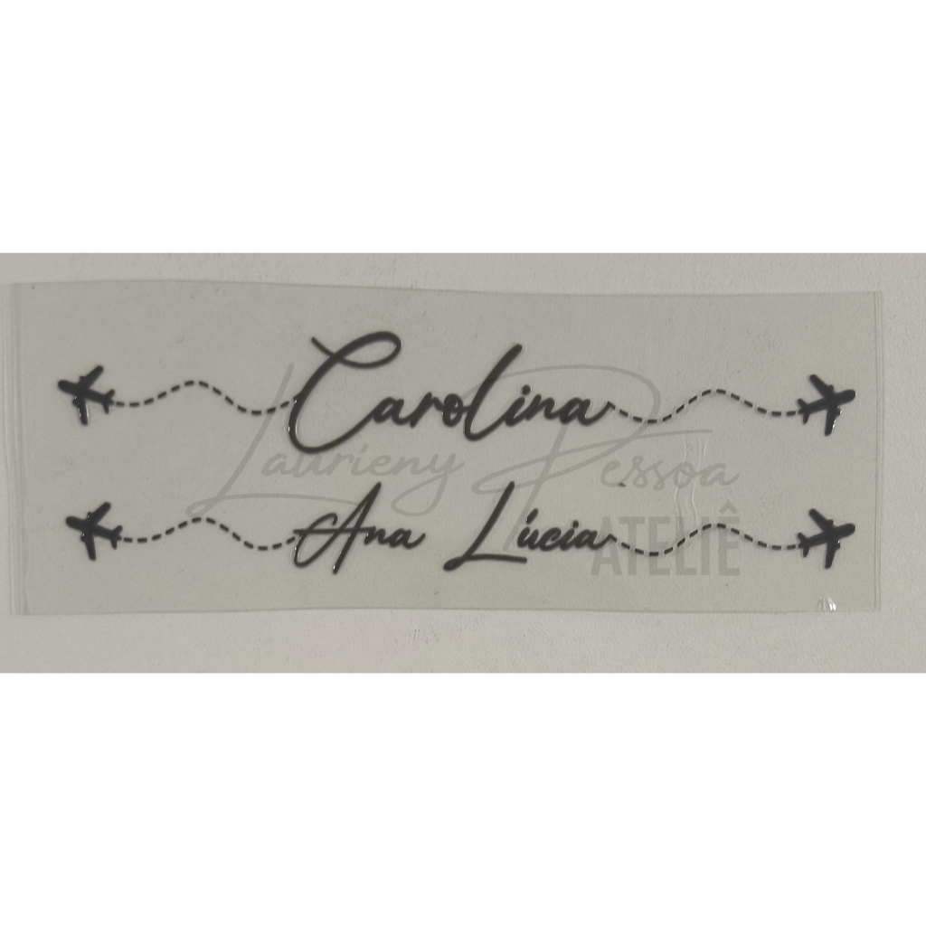 Nomes para superficies rígidas PERSONALIZADOS - 3 cm de altura em Oferta na Shopee