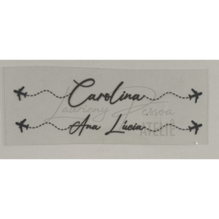 Nomes para superficies rígidas PERSONALIZADOS - 3 cm de altura em Oferta na Shopee