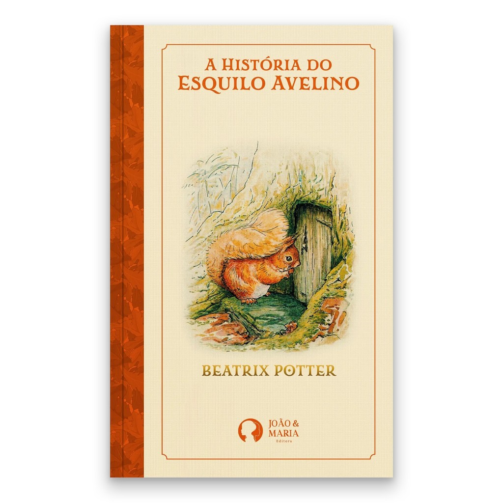 Livro A História do Esquilo Avelino | Beatrix Potter | Clássico INfantil Ilustrado com Enigmas | Capa Brochura Novo
