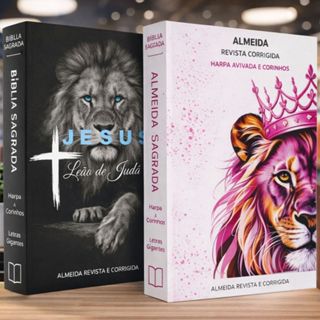 Kit 2 Biblia Sagrada | Letra Maior | Harpa & Corinhos | RC | Brochura em Oferta na Shopee