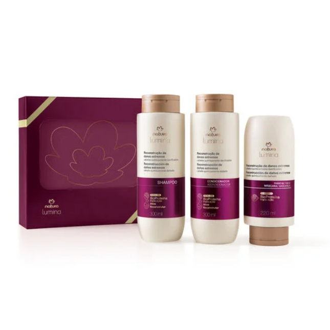 kit Natura Lumina Reconstrução (3 produtos)