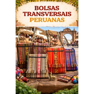 BOLSA PERUANA LATERAL TRANSVERSAL BOHO FRANJINHA GRANDE em Oferta na Shopee