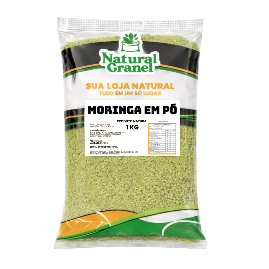 Chá de Moringa em Pó Pura 1KG Premium Safra Nova 500g 250g Moringa Oleifera