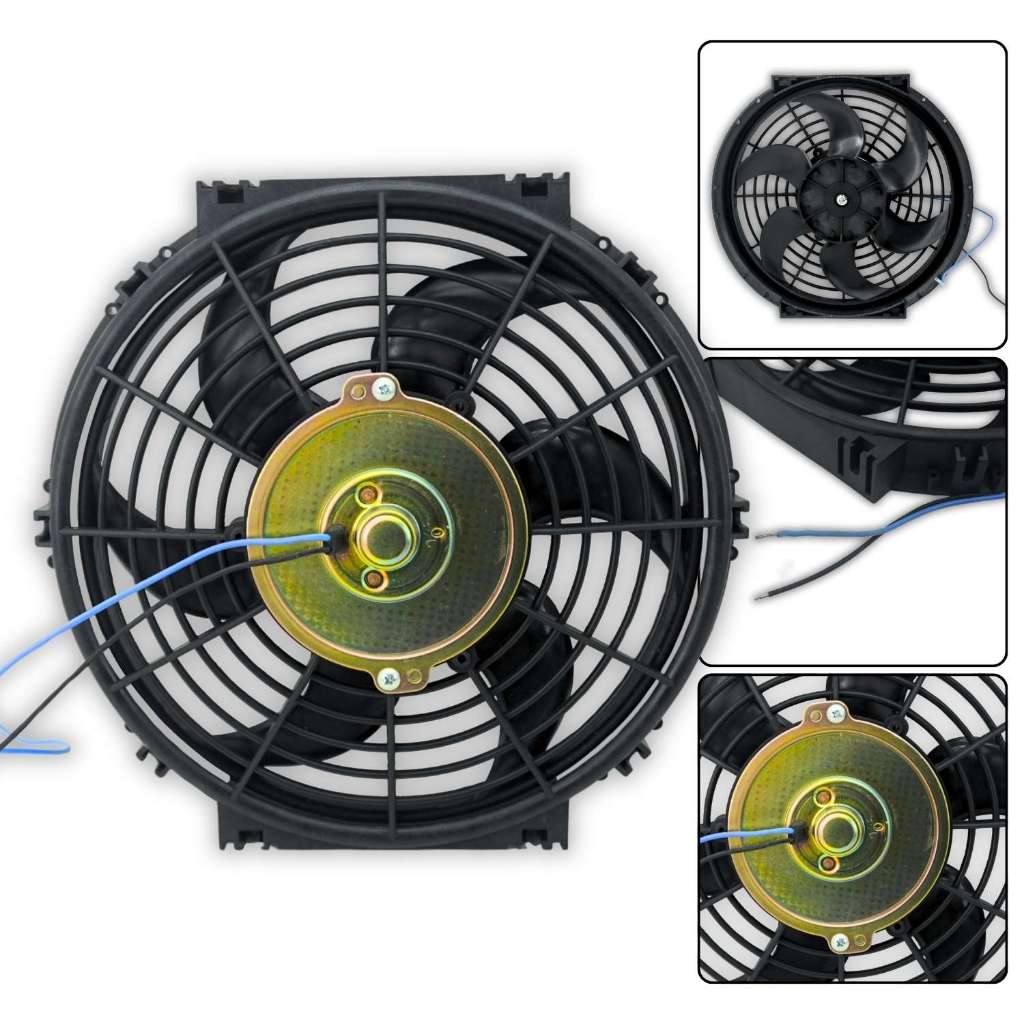 Eletroventilador Universal Pás em S de 10 polegadas - 12 V
