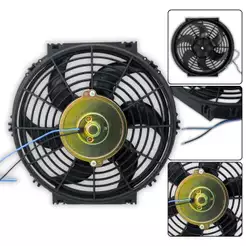 Eletroventilador Universal Pás em S de 10 polegadas - 12 V