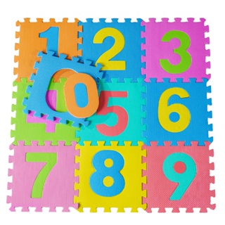Tapete Tatame Infantil Educativo em EVA 10 Peças 30cm x 30cm em Oferta na Shopee