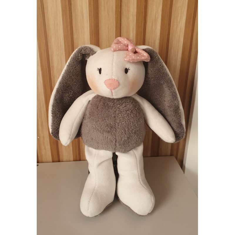 Coelho de pelúcia/26cm #coelhinhaparabebês#coelhoparacriança#coelhoartesanal