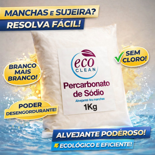 Percarbonato de Sódio 100% Puro – Tira Manchas Poderoso | Clareador de Roupas Brancas | Limpeza Pesada (500g/1kg/2kg) em Oferta na Shopee