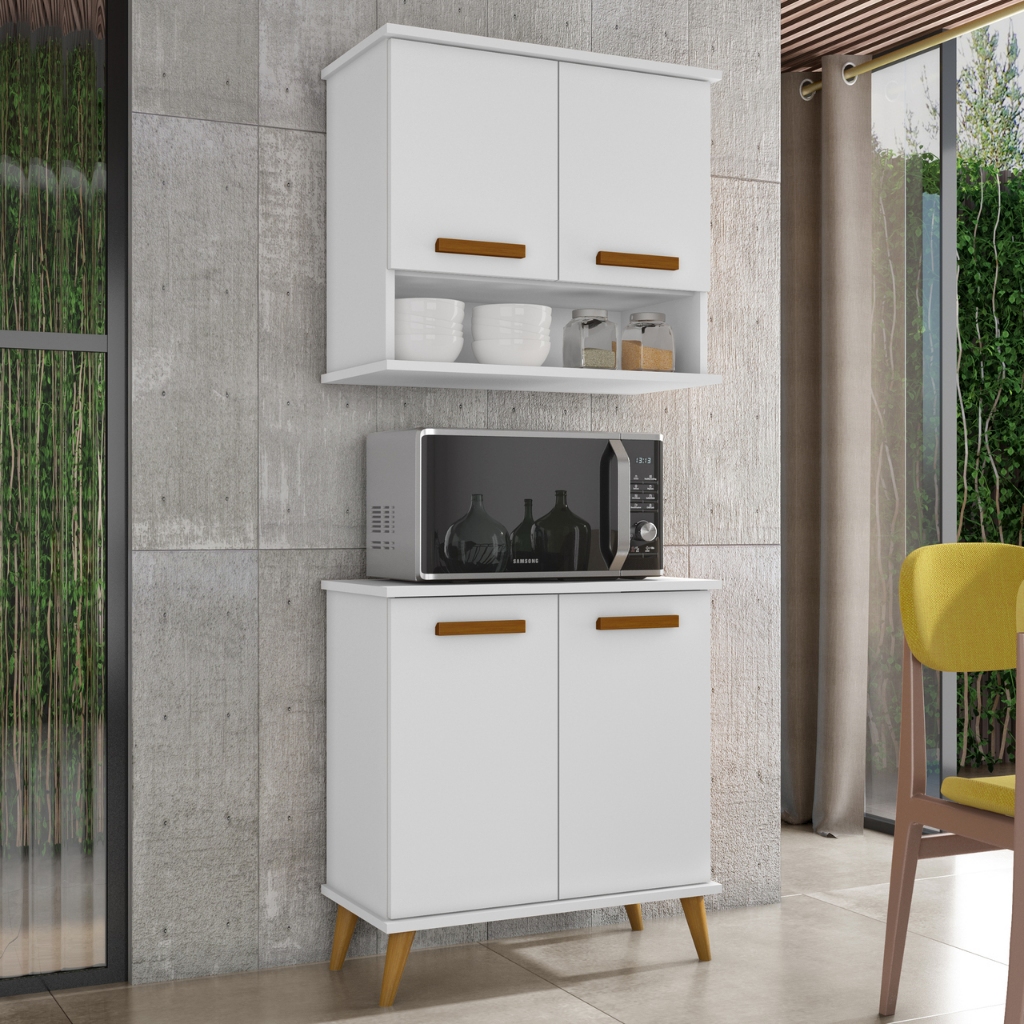 Kit de Cozinha Mavi – Balcão + Armário Aéreo para Transformar Sua Cozinha