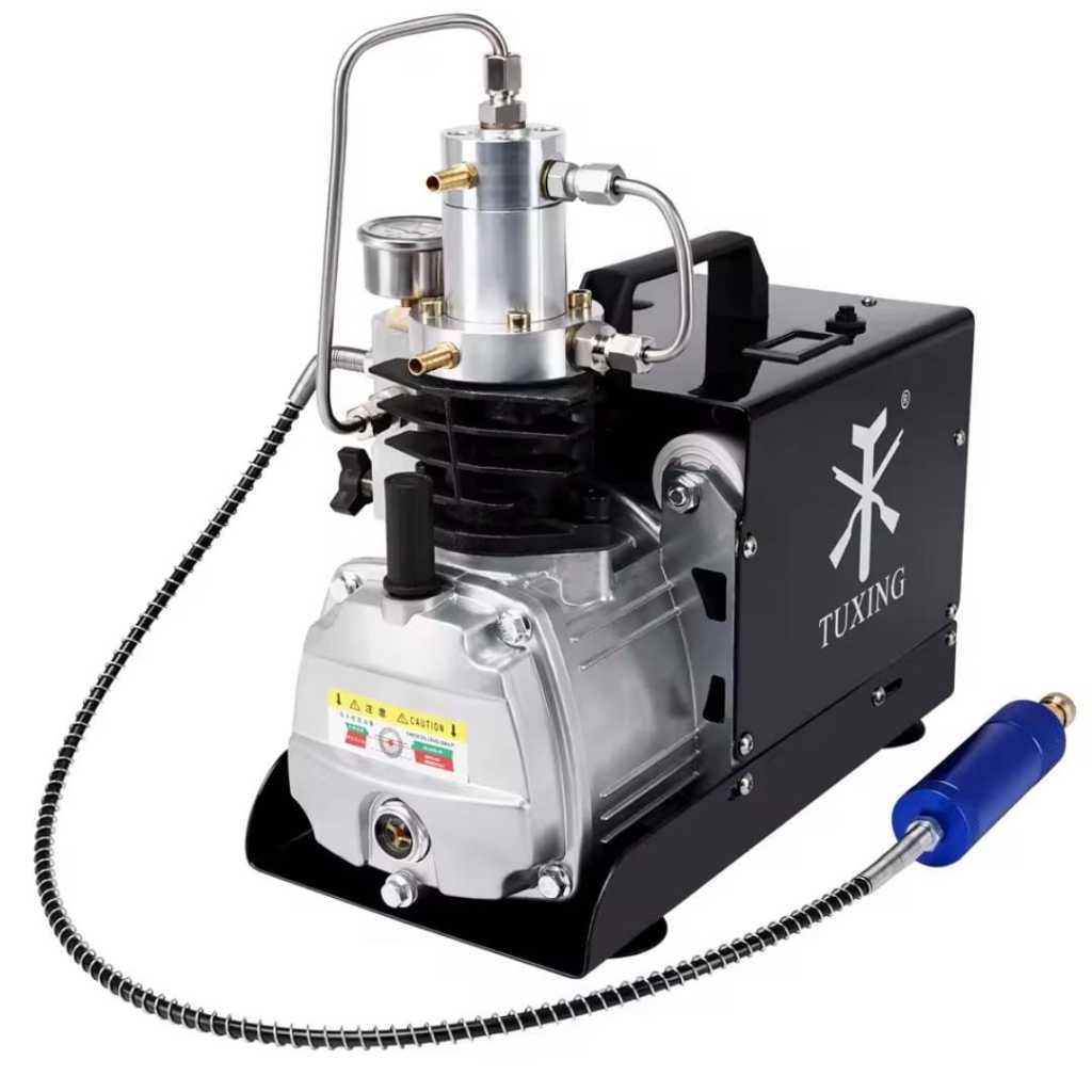 Compressor de alta pressão para enchimento de tanque de mergulho 4500Psi 300Bar PCP Compr…