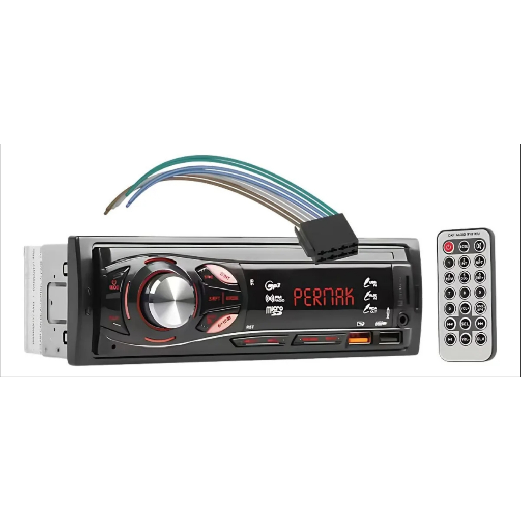 Rádio Permak Light Com Bluetooth Usb Fm Som Automotivo