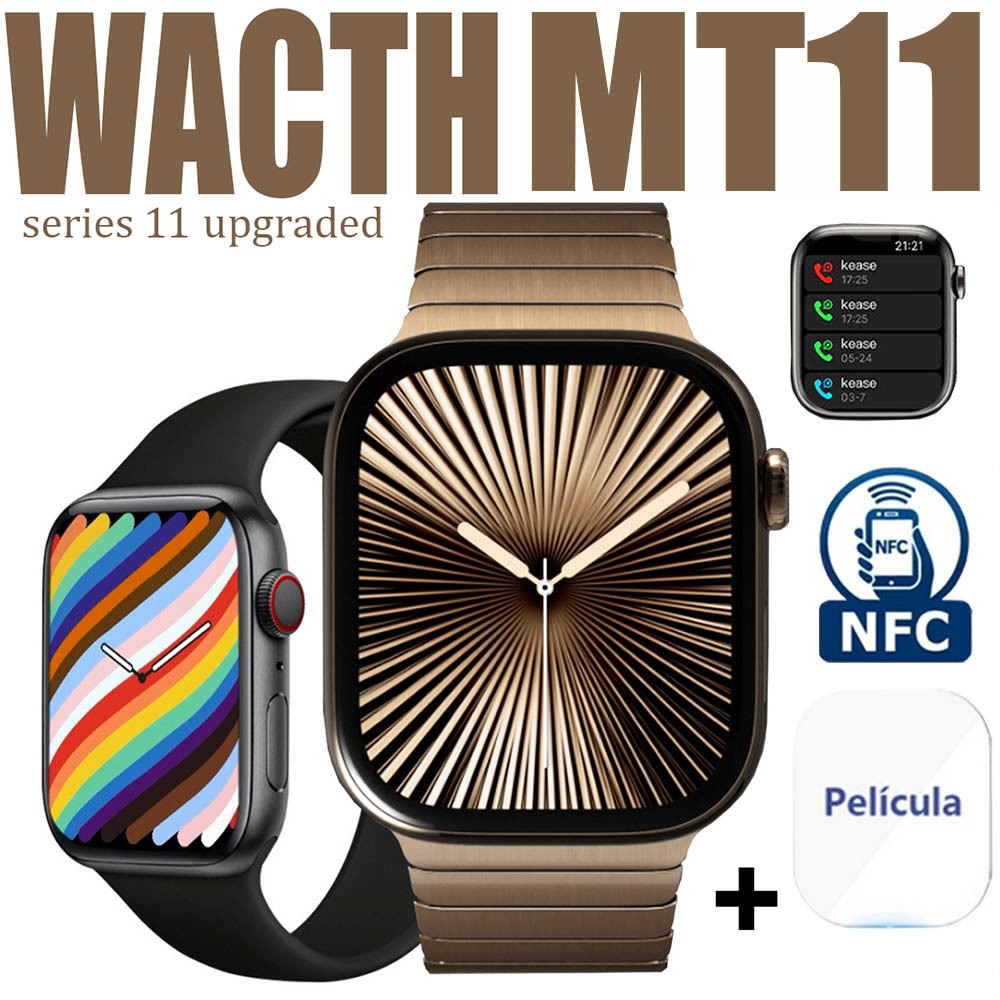 2026 Novo Watch 10 PRO Max Relógio 10 Smart Watch Homens BT Chamada Sempre Em Exibição Temperatura