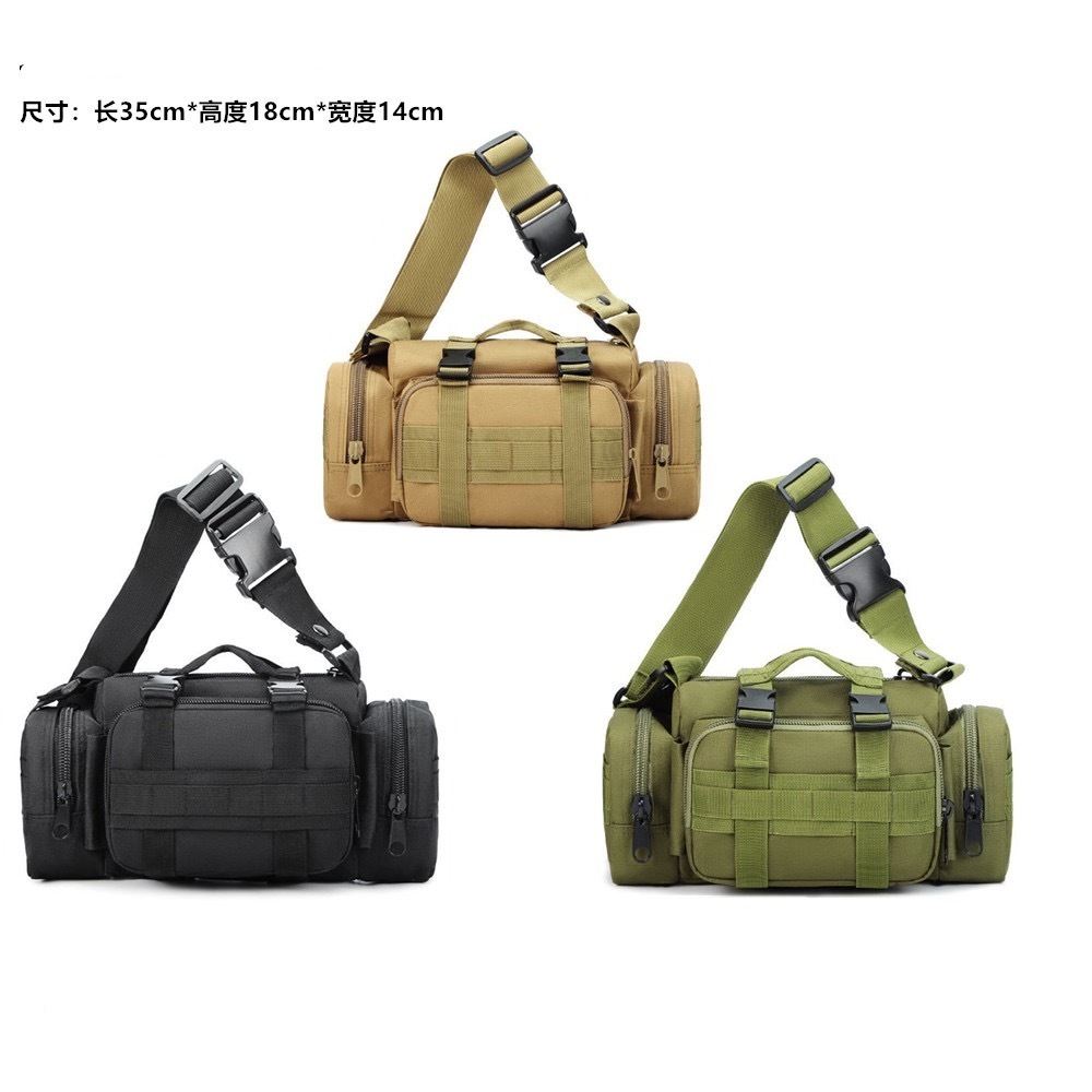 Pochete/Bolsa de Ombro Masculino Moderna Em Lona Reforçado E Forrada ,Combinação Tática-1123