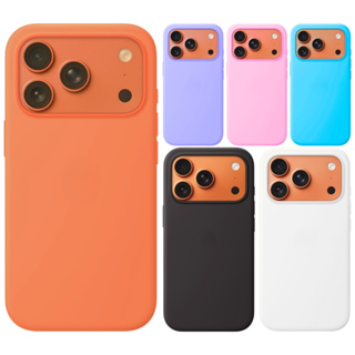 Capinha para Iphone 17 Pro Max Capa Case Coloridas Fechada Na Lateral Aveludada Silicone Resistente em Oferta na Shopee