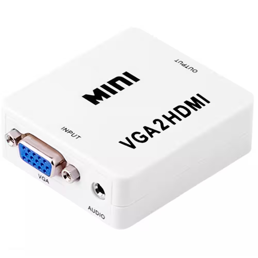 Adaptador de Video Mini VGA para HDMI Conversor