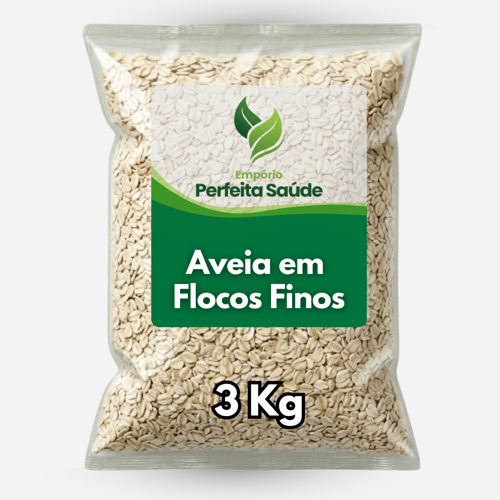Aveia  Flocos Finos 3Kg