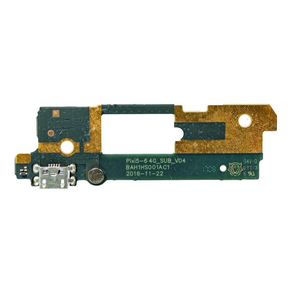 PLACA C/ CONECTOR DE CARGA ALCATEL A3XL 90081 9008J 9008