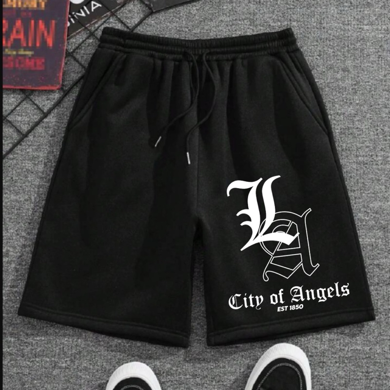 Short Bermuda Moletom Musculação Algodão Streetwear Casual Treino Academia