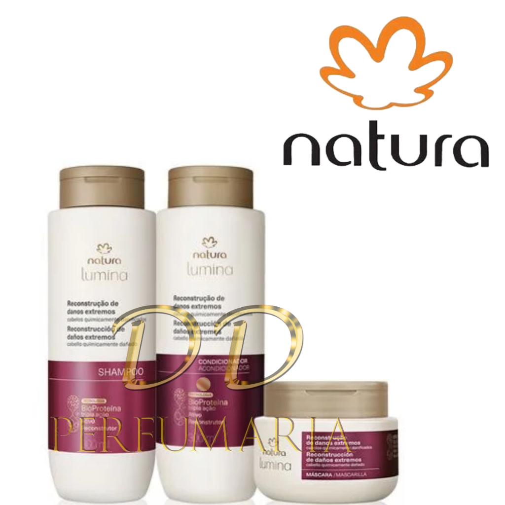 Kit Natura Cabelos Reconstrução de Danos Lumina