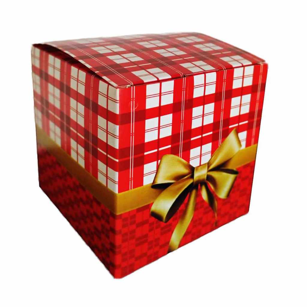 Caixinha de Presente para Caneca/Xícara de Cerâmica Personalizada 10x10x10xm