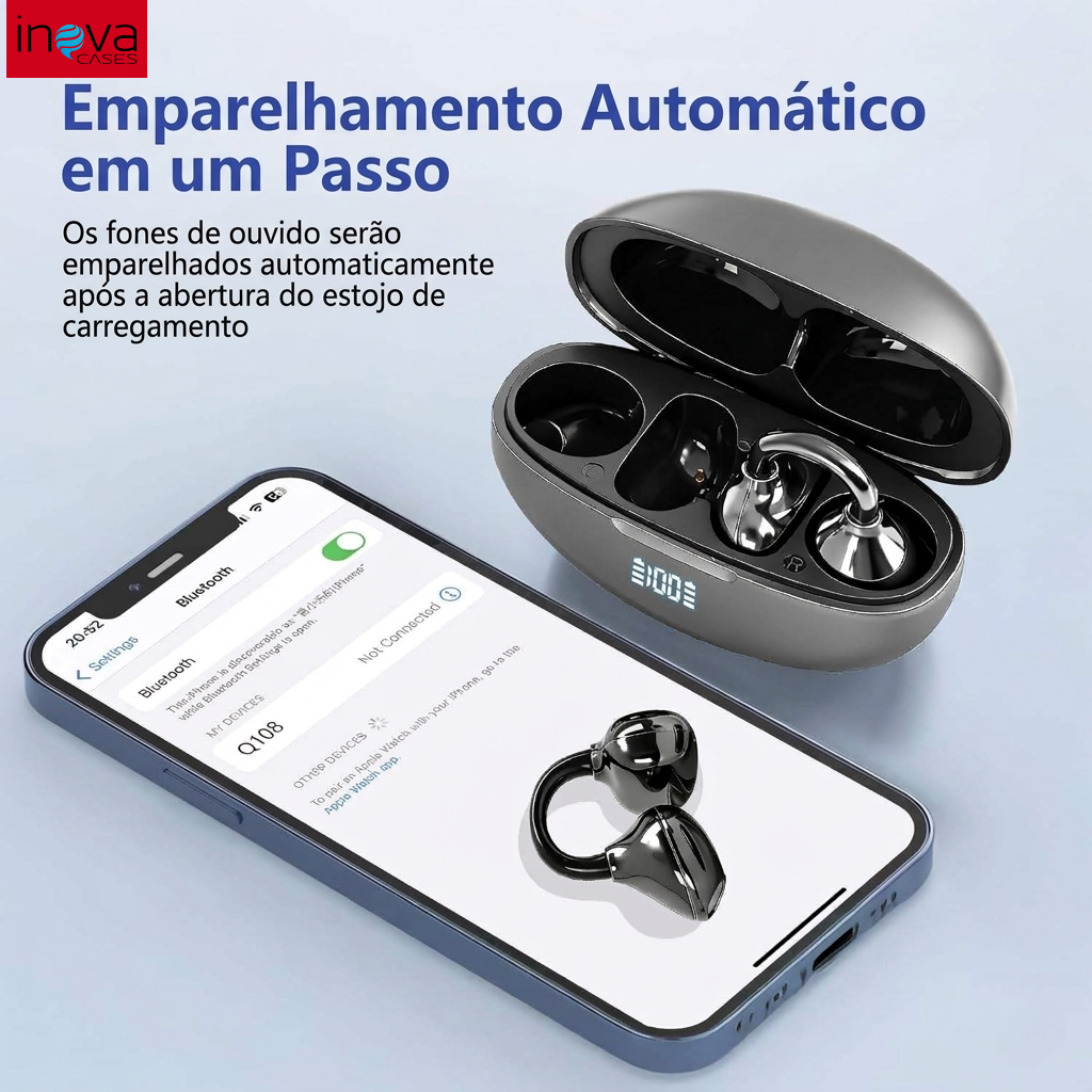 Fone de Ouvido Bluetooth Inova FreeClip Digital — foto 5