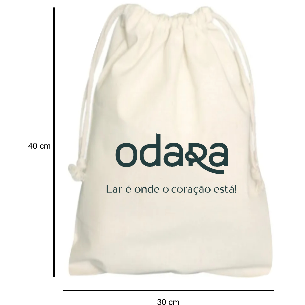 Kit 130 Saquinho algodão cru 30x40 Personalizado Todos os Temas