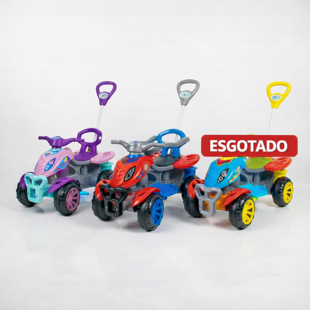 Carrinho de Passeio e Pedal Quadriciclo - Maral