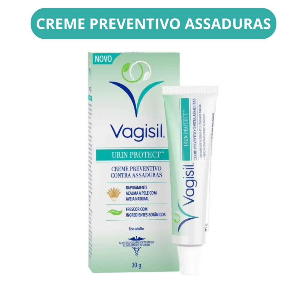 Creme Preventivo Contra Assaduras Vagisil Urin - Protect 30g