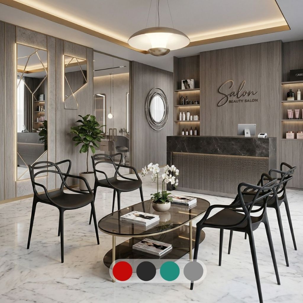 Kit 4 Cadeiras Allegra Consultório, Recepção Escritório Restaurante Igreja Área Gourmet Suporta 130kg Super Reforçada em Oferta na Shopee