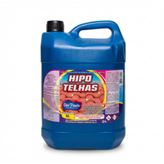 Limpa Telhas Concentrado São Paulo 5lts Tira Limo Limpeza Pesada em Muros e Calçadas (Super Cloro) em Oferta na Shopee