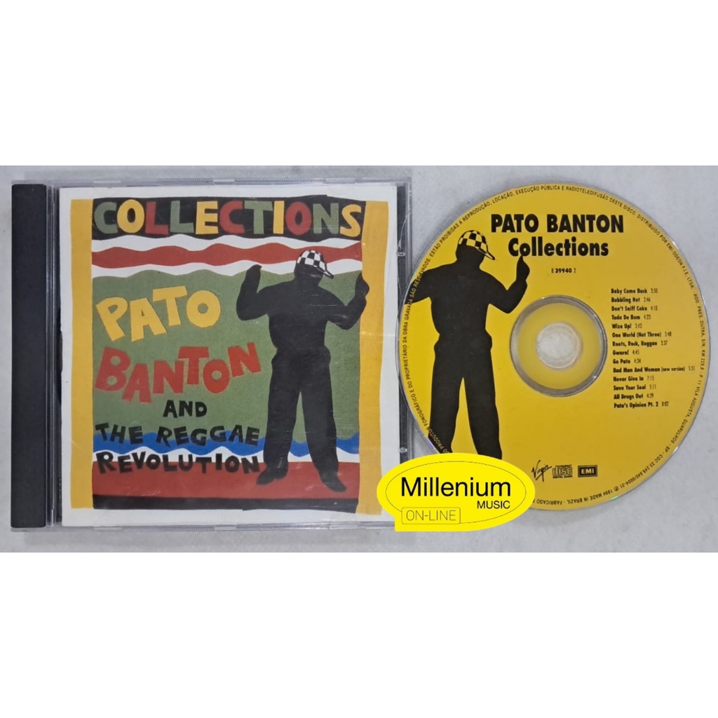 CD Pato Banton And The Reggae Revolution Collections 1996 Original Gravadora Colecionador Ótimo Estado