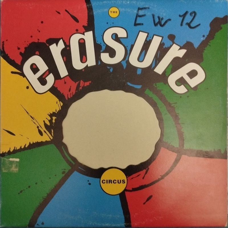 LP Erasure Circus importado tecno pop eletrônico dance Music Depeche mode EBM industrial