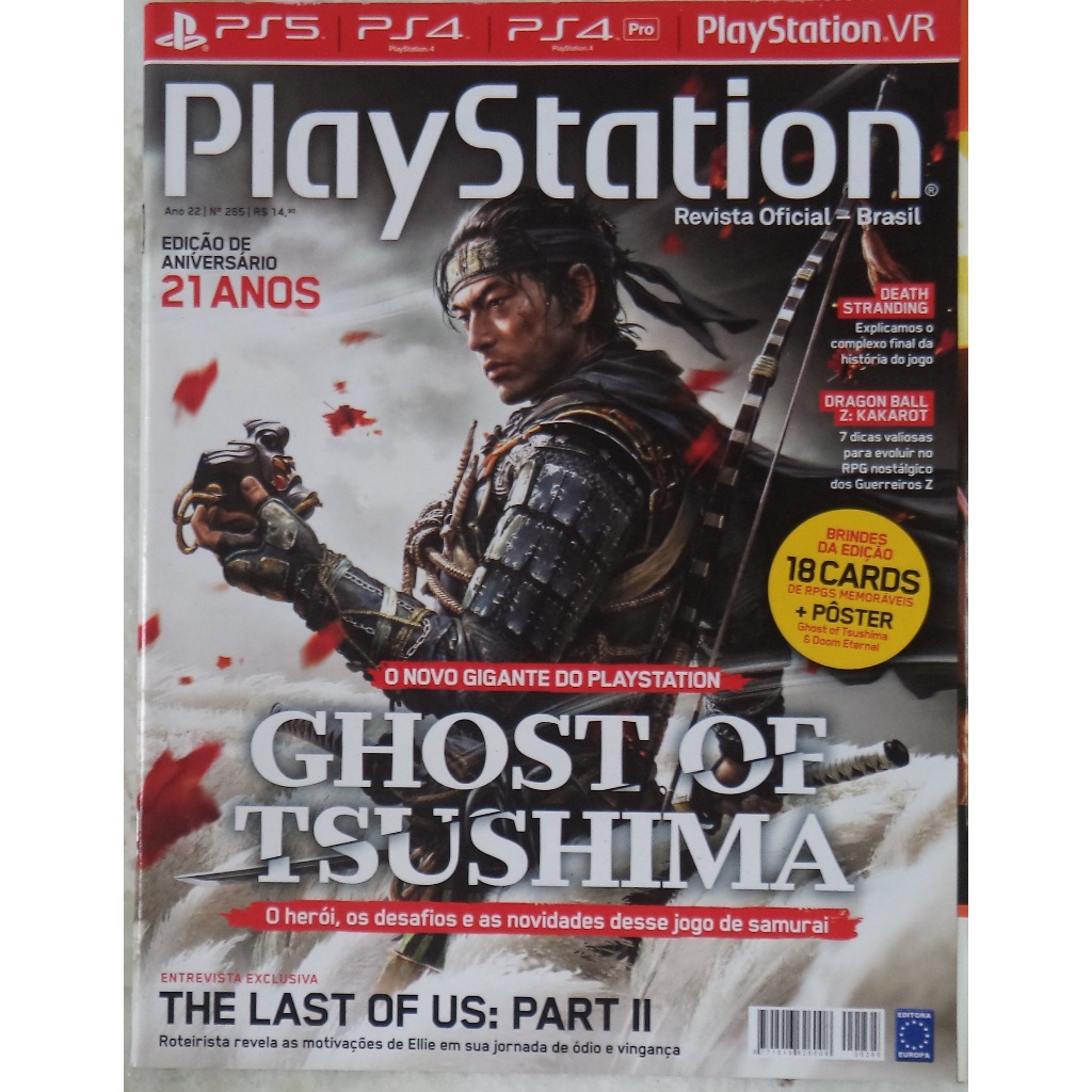 Revista Playstation nº 265 - Completa com pôster e cards