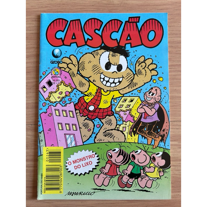 Cascão 263 editora Globo O monstro do lixo