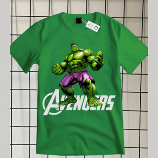 Camiseta Hulk Vingadores Marvel Infantil e adulto Blusa Super Herói Unissex 100% Algodão