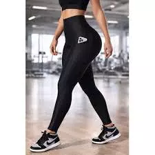 Calça Legging Suplex com Bolso Lateral |Cós Alto| Zero Transparência | Compressão Academia Fitness — imagem 1