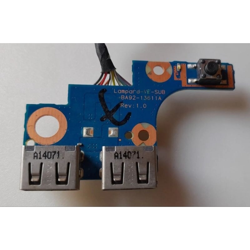 placa power usb notebook Samsung Np270e4e/Ba92-13611a
