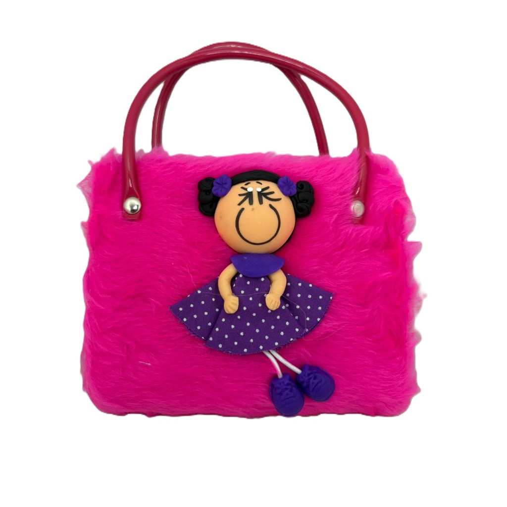 Bíblia Pequena Pelúcia Alça E Bonequinha P/ Meninas