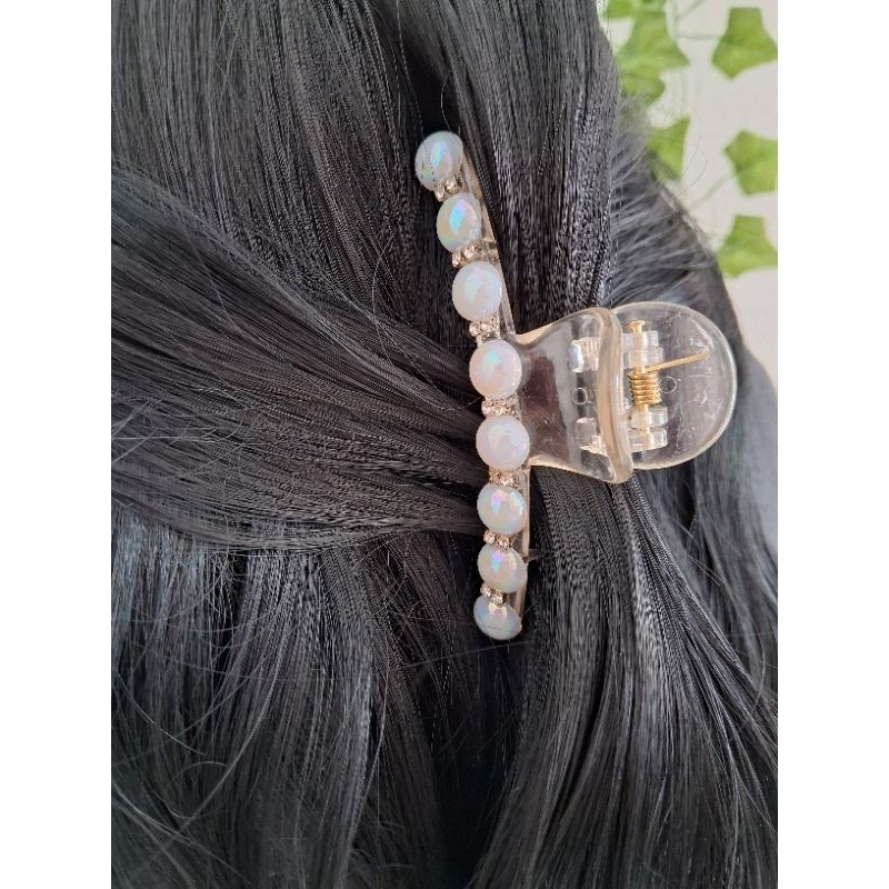 Piranha de Cabelo com Pérolas/acessório cabelo/piranha para penteado/ piranha luxopiranha para noivaq