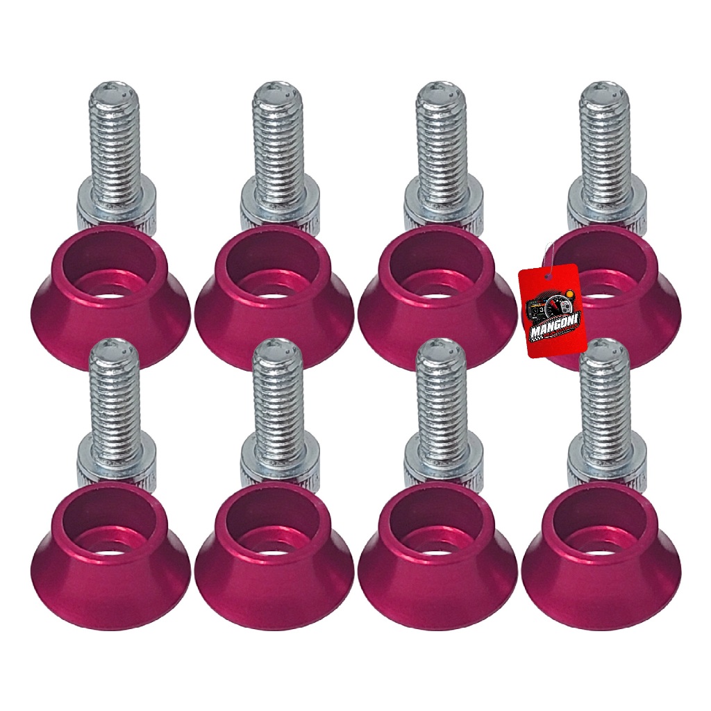 Arruela Fender Com Parafuso M6 Acabamento Anodizado - Unique1