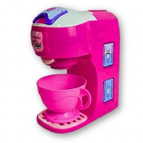 Brinquedo Cafeteira Infantil com Cápsula e xícara - Faz De Conta - Bs Toys