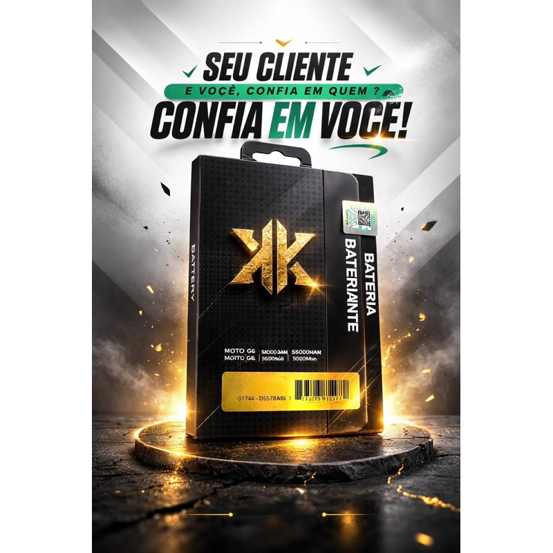 BAT K.K COMPATIVAL ONE HYPER (KG50) ORI 100% NOVA COM GARANTIA 30 DIAS
