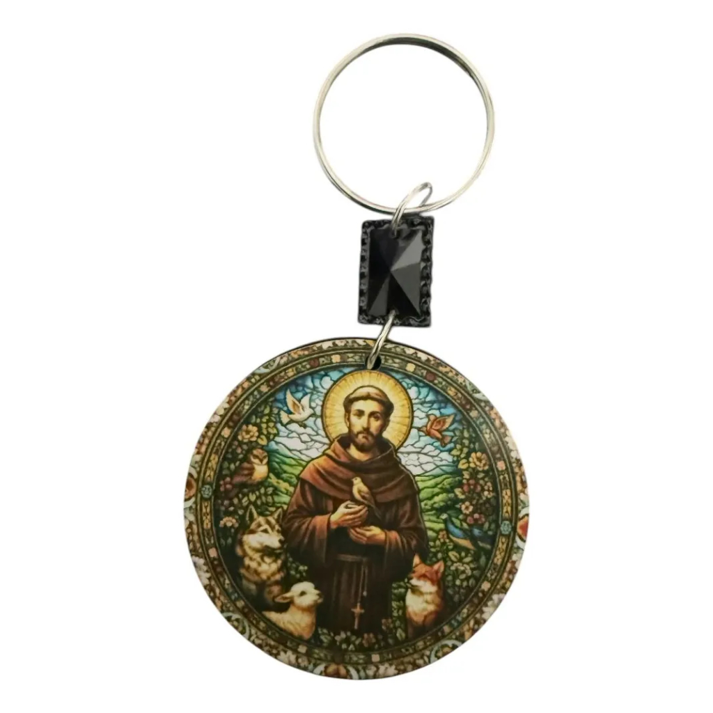 Chaveiro São Francisco De Assis Símbolo De Fé, Amor