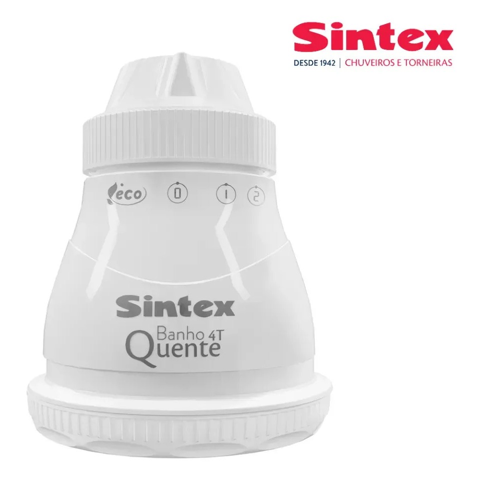 CHUVEIRO DUCHA BANHO QUENTE 4T SINTEX - 5500W 127V COR BRANCO